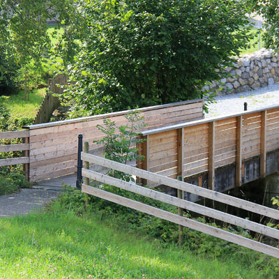 Brücke aus Holz