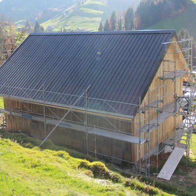 Vorbereitung Dachdeckung