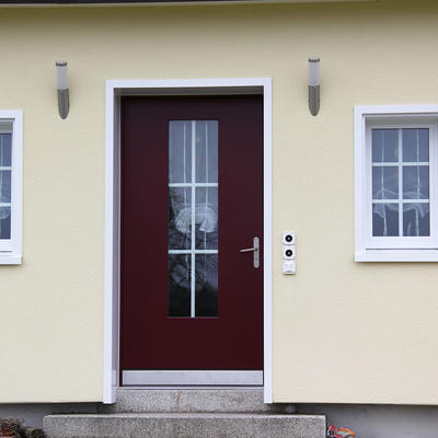Wohnhaus Tür Gestaltung